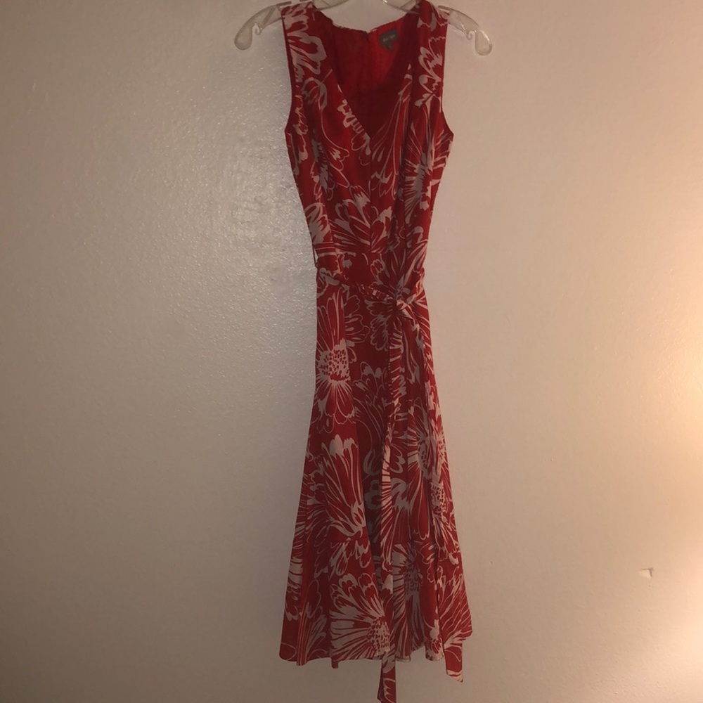 Phase Eight Red Floral Dress